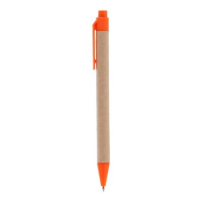 Notatnik z długopisem, pomarańczowy, formatu a6